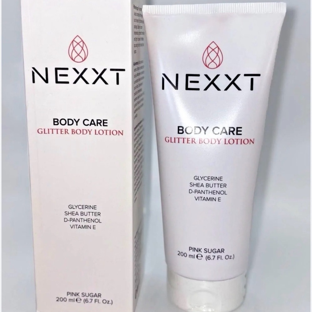 Nexxt Pink Sugar Glitter Body Lotion 6.7 oz